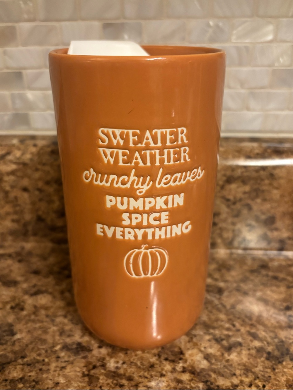 Fall Pumpkin Spice Sweater Weather Ceramic Mug